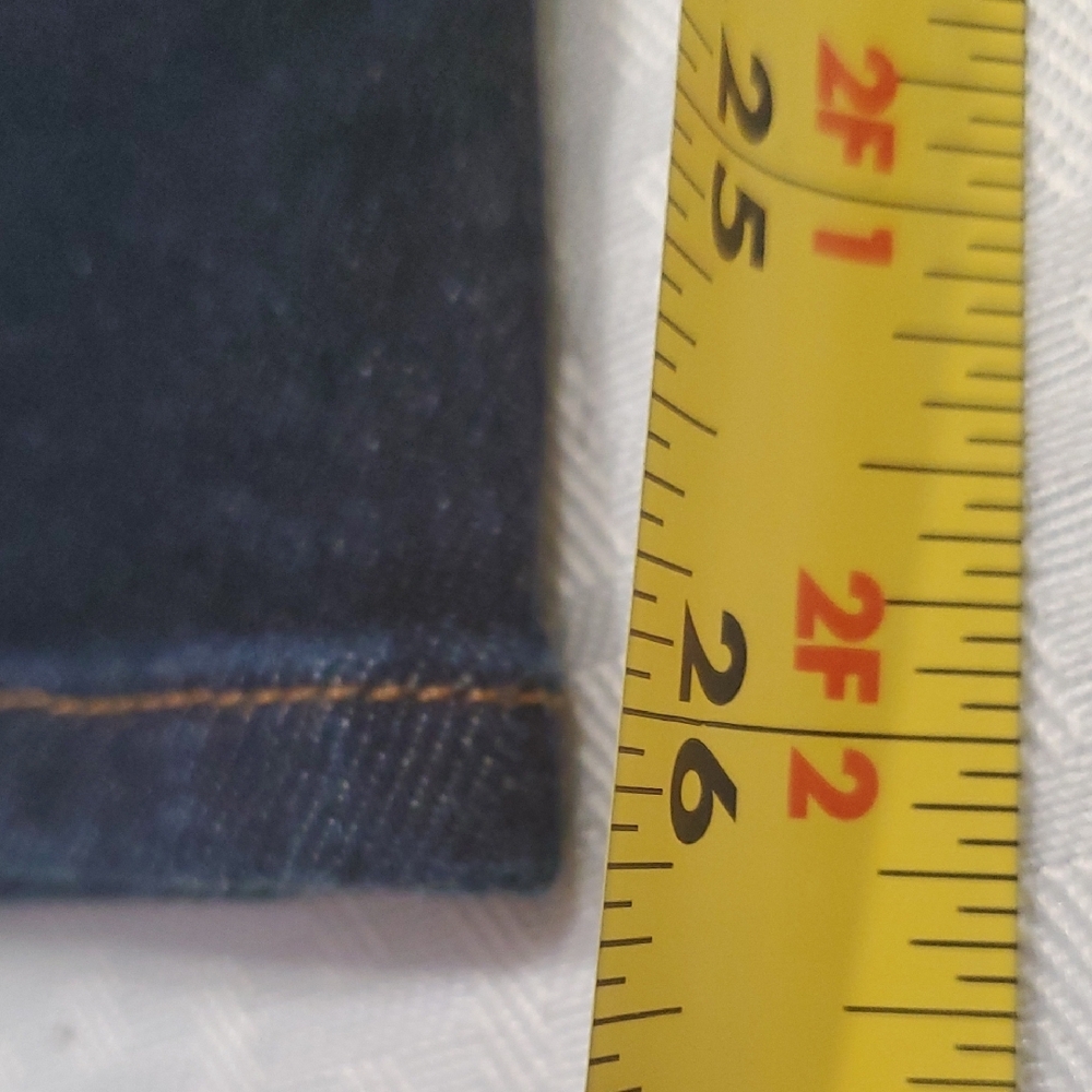 Baldwin Karlie Selvedge High Rise  Dark Blue Denim Pants - Picture 5 of 13
